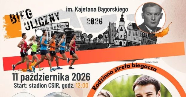 11 października 2026 r. w Sępólnie Krajeńskim odbędzie się Bieg Uliczny im. Kajetana Bągorskiego. Zawodnicy zmierzą się na dystansach 5 i 10 km, a start i meta będą zlokalizowane na stadionie Centrum Sportu i Rekreacji przy ul. Chojnickiej 19.